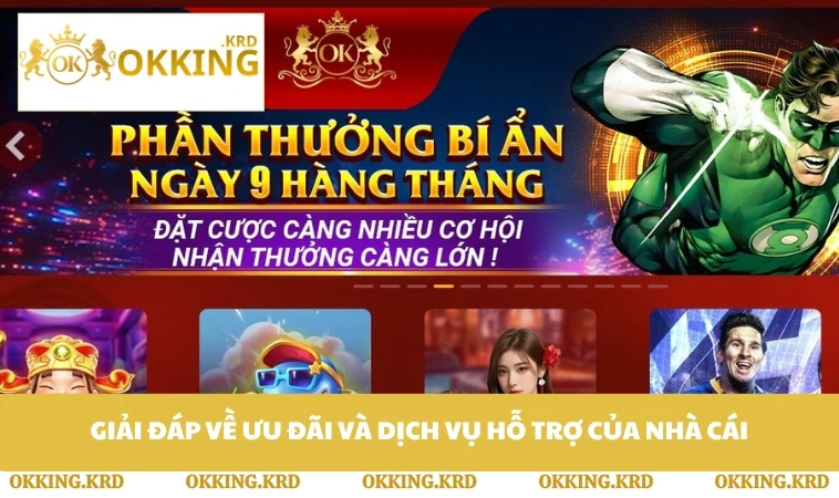 Giải đáp về ưu đãi và dịch vụ hỗ trợ của nhà cái